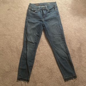 J. Crew lookout high rise crop jeans